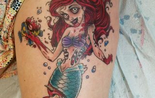 Tattoo of a mermaid