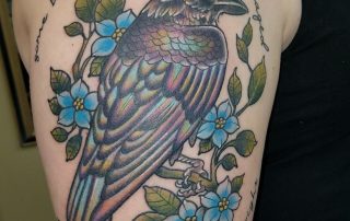 Tattoo of a bird