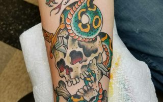 Tattoo of a skull
