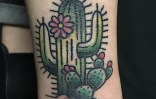 Tattoo of a cactus