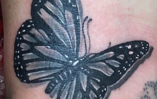 Tattoo of a butterfly
