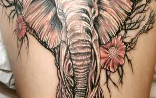 Tattoo of an elephant