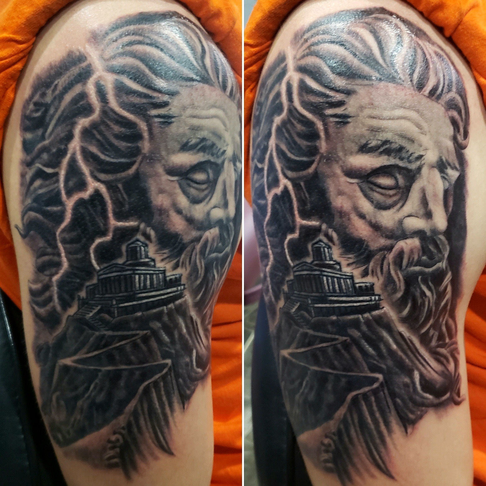 Mt Olympus by JJ Ohlinger at Prohibition ink in Salt Lake City Utah   tattoos  Tattoos Lake tattoo R tattoo